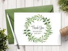 Thank You Card Template Printable Word