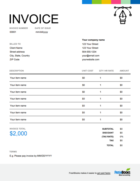 25 Report Freelance Stylist Invoice Template in Word by Freelance Stylist Invoice Template