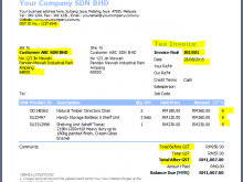 25 Report Tax Invoice Example Malaysia With Stunning Design with Tax Invoice Example Malaysia