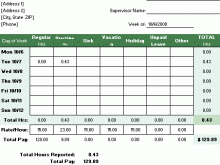 25 Report Timecard Template Excel Free in Word for Timecard Template Excel Free