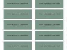 25 Standard Business Card Template Word 10 Per Sheet With Stunning Design by Business Card Template Word 10 Per Sheet