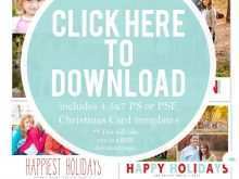 25 Standard Holiday Christmas Card Templates Free in Photoshop for Holiday Christmas Card Templates Free