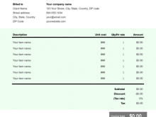 25 Standard Musician Invoice Form for Ms Word with Musician Invoice Form