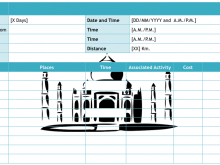 25 Standard Travel Agenda Template Excel Formating for Travel Agenda Template Excel