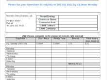 25 The Best Contractor Timesheet Invoice Template in Photoshop with Contractor Timesheet Invoice Template