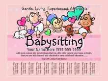 25 The Best Free Babysitting Templates Flyer Templates for Free Babysitting Templates Flyer