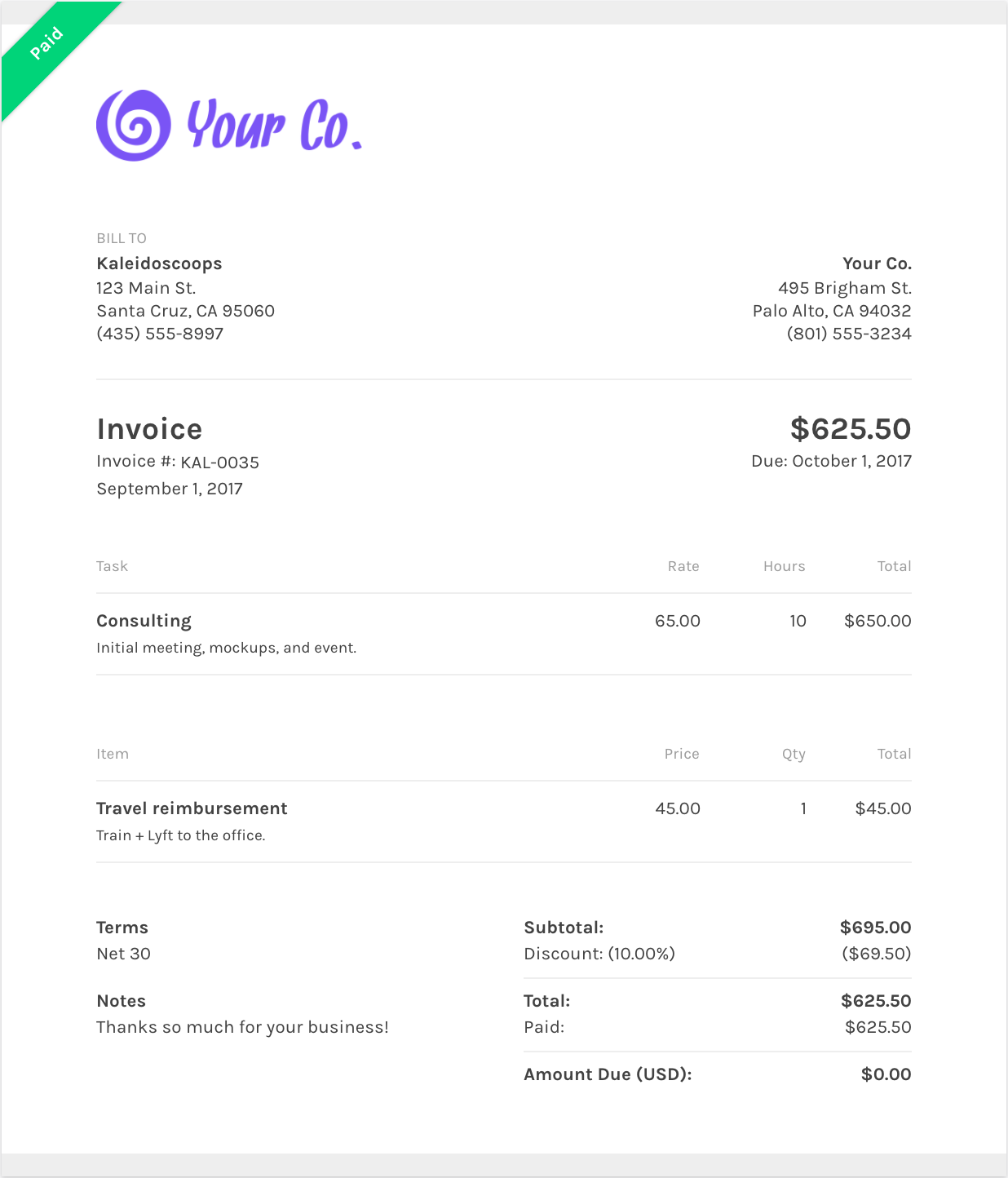 25 The Best Moving Company Invoice Template Free Formating by Moving Company Invoice Template Free