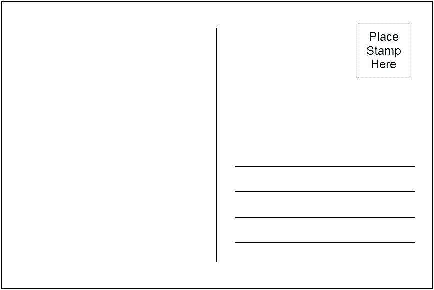 Postcard Template Word 4 Per Page - Cards Design Templates