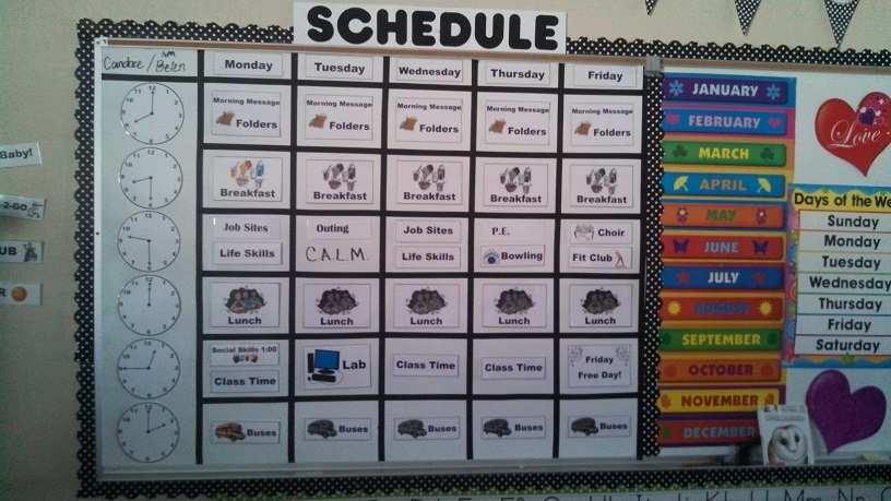 25 Visiting Autism Class Schedule Template Formating by Autism Class Schedule Template