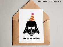 25 Visiting Birthday Card Template Star Wars Maker by Birthday Card Template Star Wars