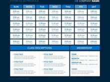 26 Adding Gym Class Schedule Template With Stunning Design by Gym Class Schedule Template