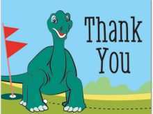 26 Best Dinosaur Thank You Card Template For Free by Dinosaur Thank You Card Template