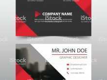 Horizontal Name Card Template