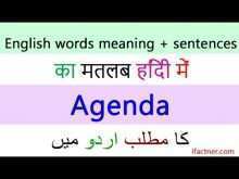 26 Best Meeting Agenda Format In Hindi in Word for Meeting Agenda Format In Hindi