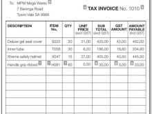 26 Best Tax Invoice Template Gst Templates by Tax Invoice Template Gst