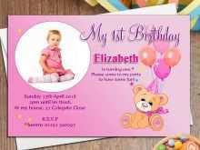 Birthday Invitation Card Template For Girl