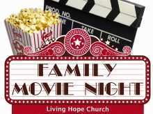 26 Blank Family Movie Night Flyer Template for Ms Word for Family Movie Night Flyer Template