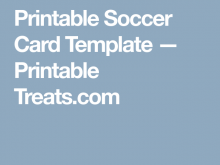 26 Blank Printable Soccer Card Template Download with Printable Soccer Card Template