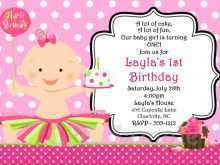 26 Create 1St Birthday Invitation Card Template Online Layouts by 1St Birthday Invitation Card Template Online
