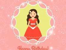 26 Create Happy Birthday Card Template Girl Maker for Happy Birthday Card Template Girl