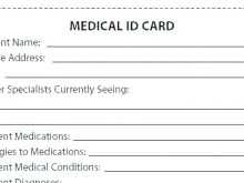 26 Create Medical Id Card Template Word PSD File by Medical Id Card Template Word