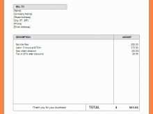 26 Create Personal Invoice Format In Word For Free by Personal Invoice Format In Word