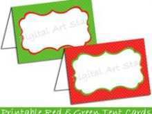 26 Creative Christmas Tent Card Template Free in Photoshop with Christmas Tent Card Template Free