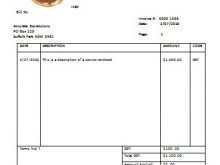 Tax Invoice Template Australia