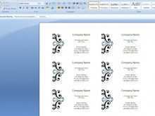 26 Customize Business Card Templates In Word 2007 Download with Business Card Templates In Word 2007
