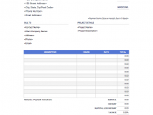 Freelance Consulting Invoice Template