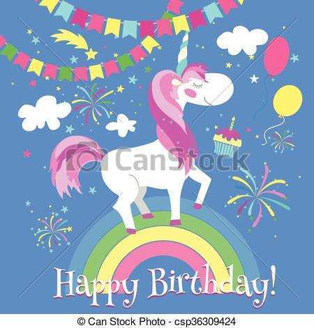 26 Customize Our Free Birthday Card Template Unicorn PSD File with Birthday Card Template Unicorn
