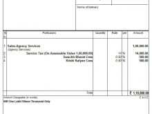 26 Customize Service Tax Invoice Format Tally PSD File by Service Tax Invoice Format Tally