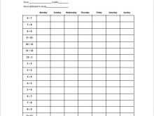 26 Customize Student Schedule Template Free for Ms Word by Student Schedule Template Free
