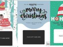 26 Format Gift Card Holder Template Christmas in Photoshop with Gift Card Holder Template Christmas