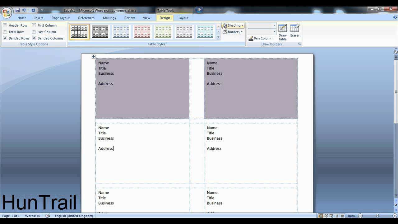 26 Format How To Make A Card Template In Word Now with How To Make A Card Template In Word