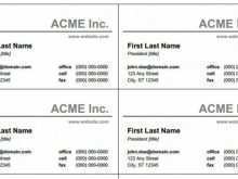 26 Format Name Card Template Excel With Stunning Design with Name Card Template Excel