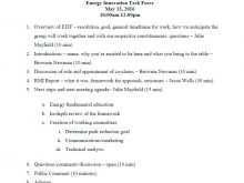 26 Format Task Force Meeting Agenda Template Now by Task Force Meeting Agenda Template