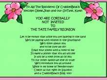 26 Free Free Printable Family Reunion Flyer Templates Templates with Free Printable Family Reunion Flyer Templates