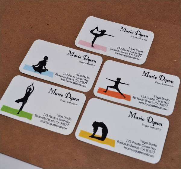 26 Free Free Yoga Business Card Templates With Stunning Design with Free Yoga Business Card Templates