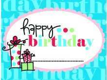 26 Free Happy Birthday Card Template Word Templates with Free Happy Birthday Card Template Word