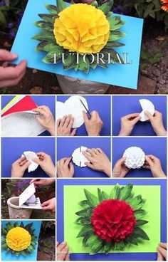 26 Free Printable 3D Flower Pop Up Card Tutorial Step By Step for Ms Word with 3D Flower Pop Up Card Tutorial Step By Step