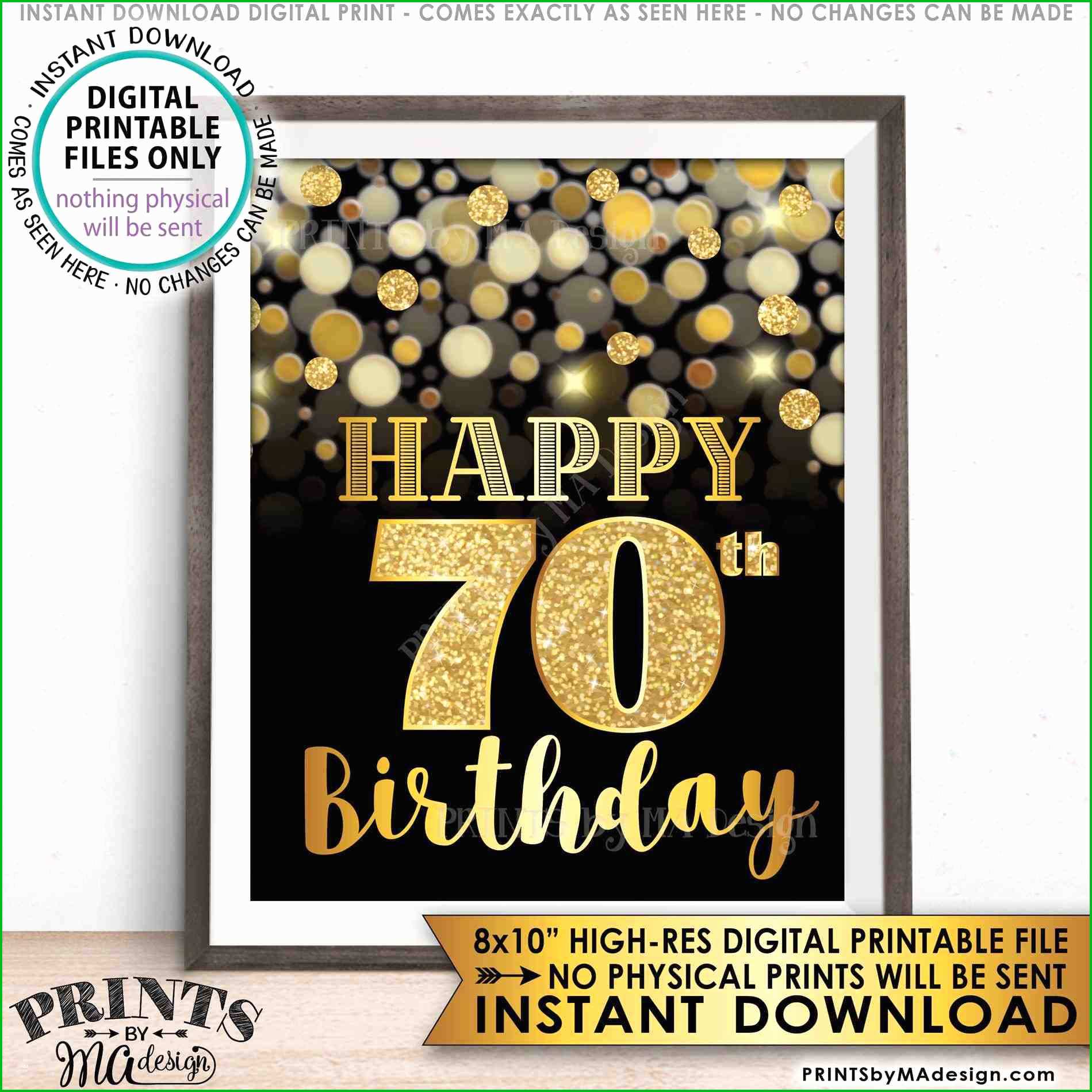 26 Free Printable 70Th Birthday Card Template Free In Photoshop For