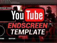26 Free Printable End Card Template Youtube For Free with End Card Template Youtube