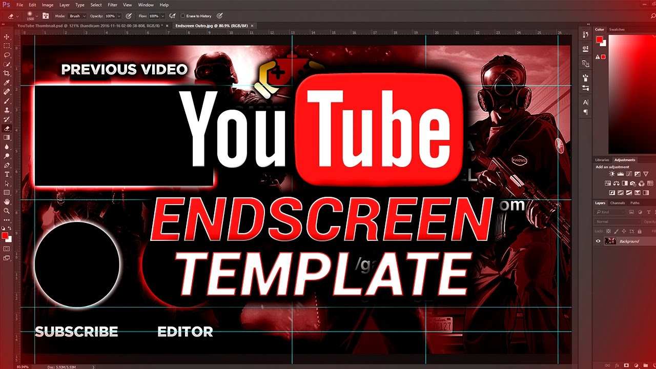 Download 26 Free Printable End Card Template Youtube For Free With End Card Template Youtube Cards Design Templates PSD Mockup Templates