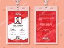 26 Free Printable Red Id Card Template in Photoshop with Red Id Card Template