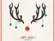 26 Free Printable Reindeer Christmas Card Template Templates with Reindeer Christmas Card Template