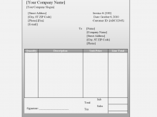 26 Free Printable Sample Blank Invoice Template Templates for Sample Blank Invoice Template