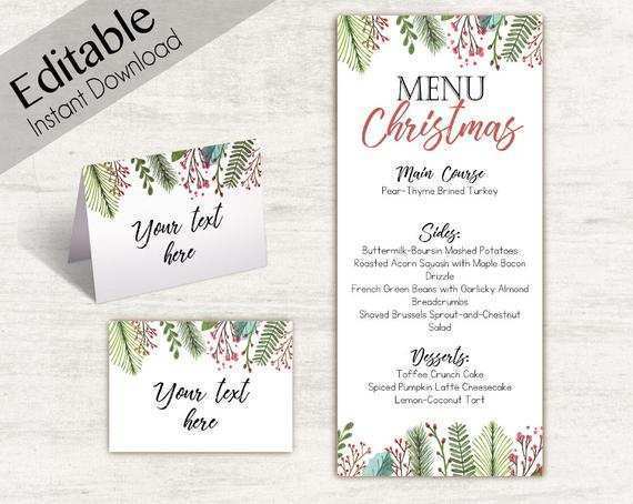 26 Free Tent Card Template Christmas Maker by Tent Card Template Christmas