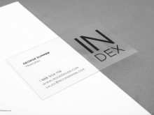 Transparent Business Card Design Template