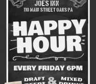 26 Happy Hour Flyer Template Free Formating with Happy Hour Flyer Template Free
